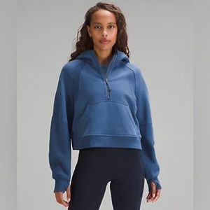 Lululemon Scuba Oversized Half-Zip Hoodie Pitch Blue XL/XXL